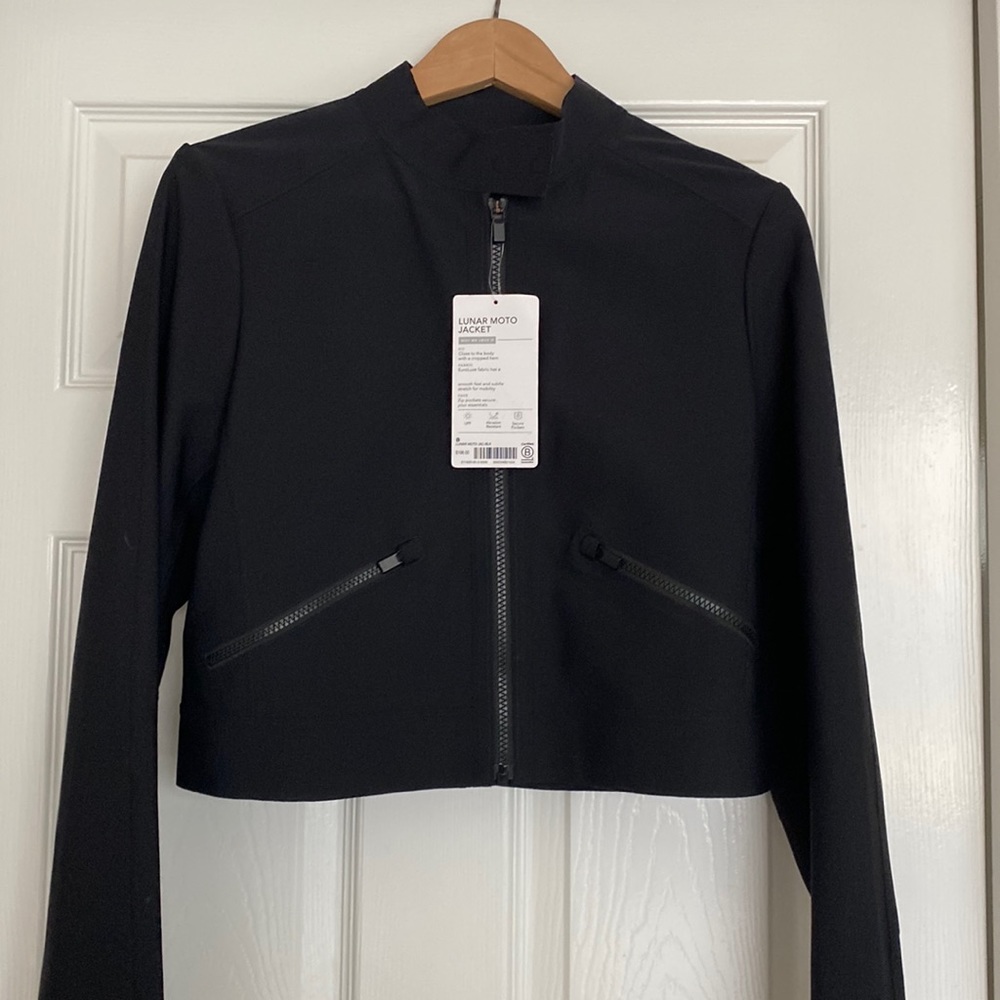 Athleta Lunar moto jacket. NWT